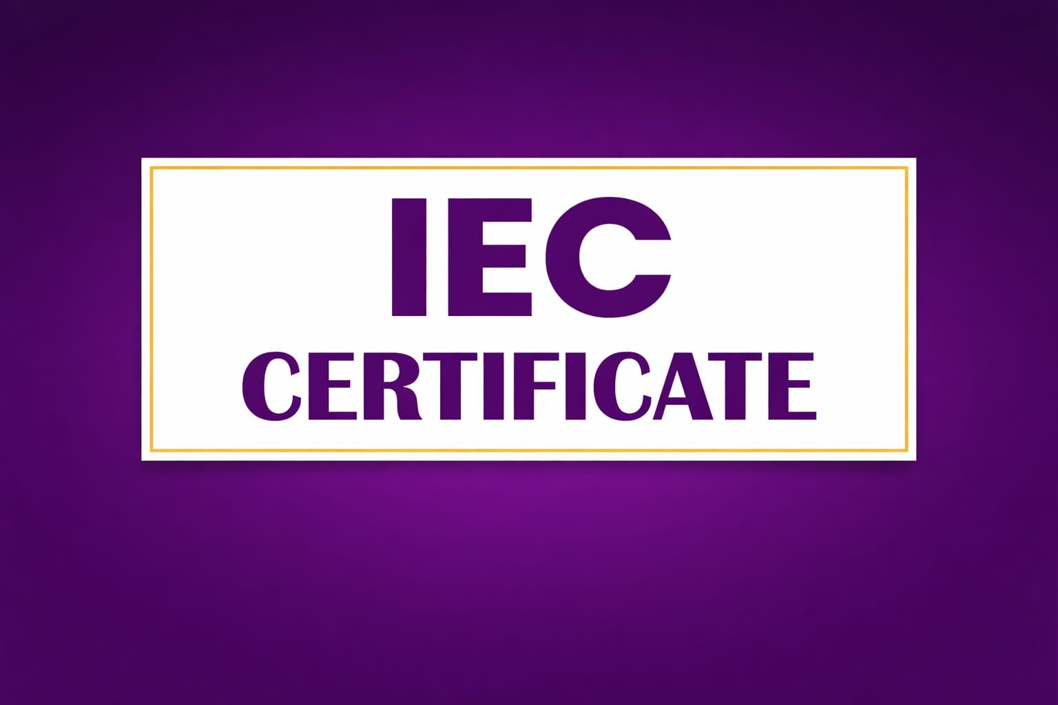 Certificate 1